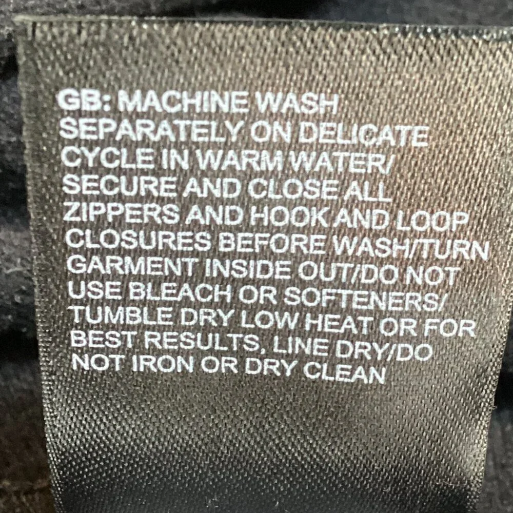 The North Face Women's 1/4 Zip Pullover Top Sz M Black/Gray #327B - Picture 10 of 10